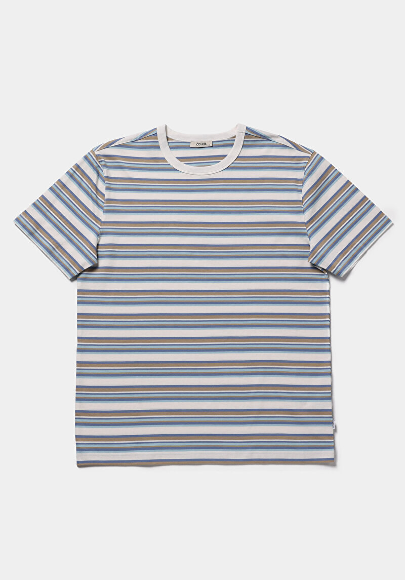 Imagine a Tricou Cu Maneca Scurta De Barbati Alb Comfort Fit  Cl1078794