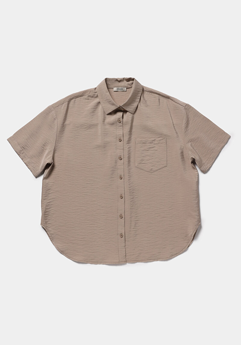 Imagine a Camasa Cu Maneca Scurta De Dama  Fashion Fit  Cl1078919