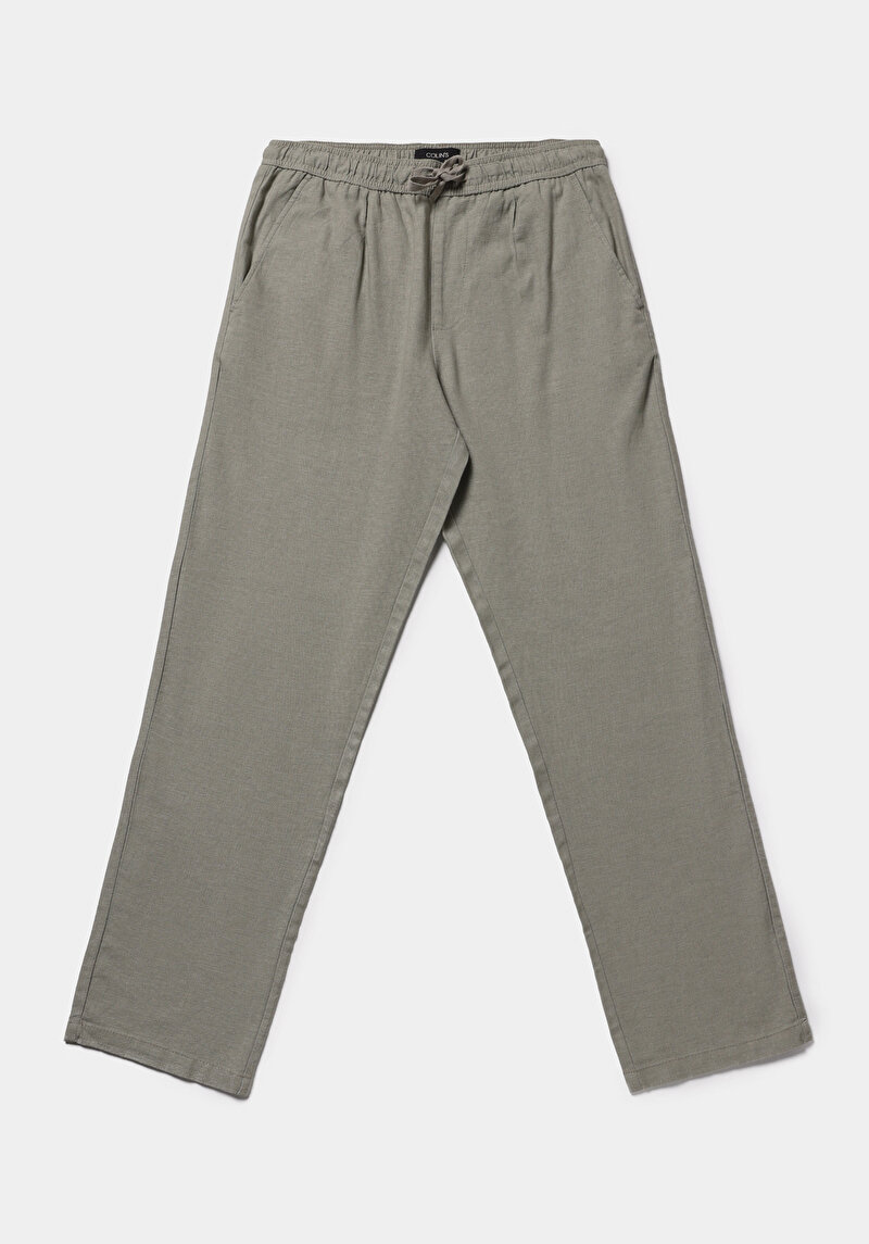 Imagine a Pantaloni De Barbati Verde Regular Fit  Cl1079998