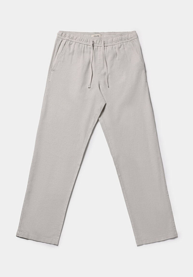 Imagine a Pantaloni De Barbati Alb Regular Fit  Cl1079998