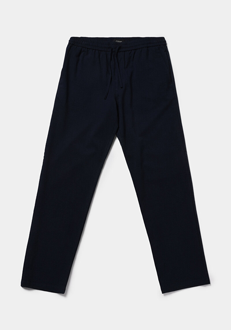 Imagine a Pantaloni De Barbati Albastru Marin Slim Fit  Cl1080003