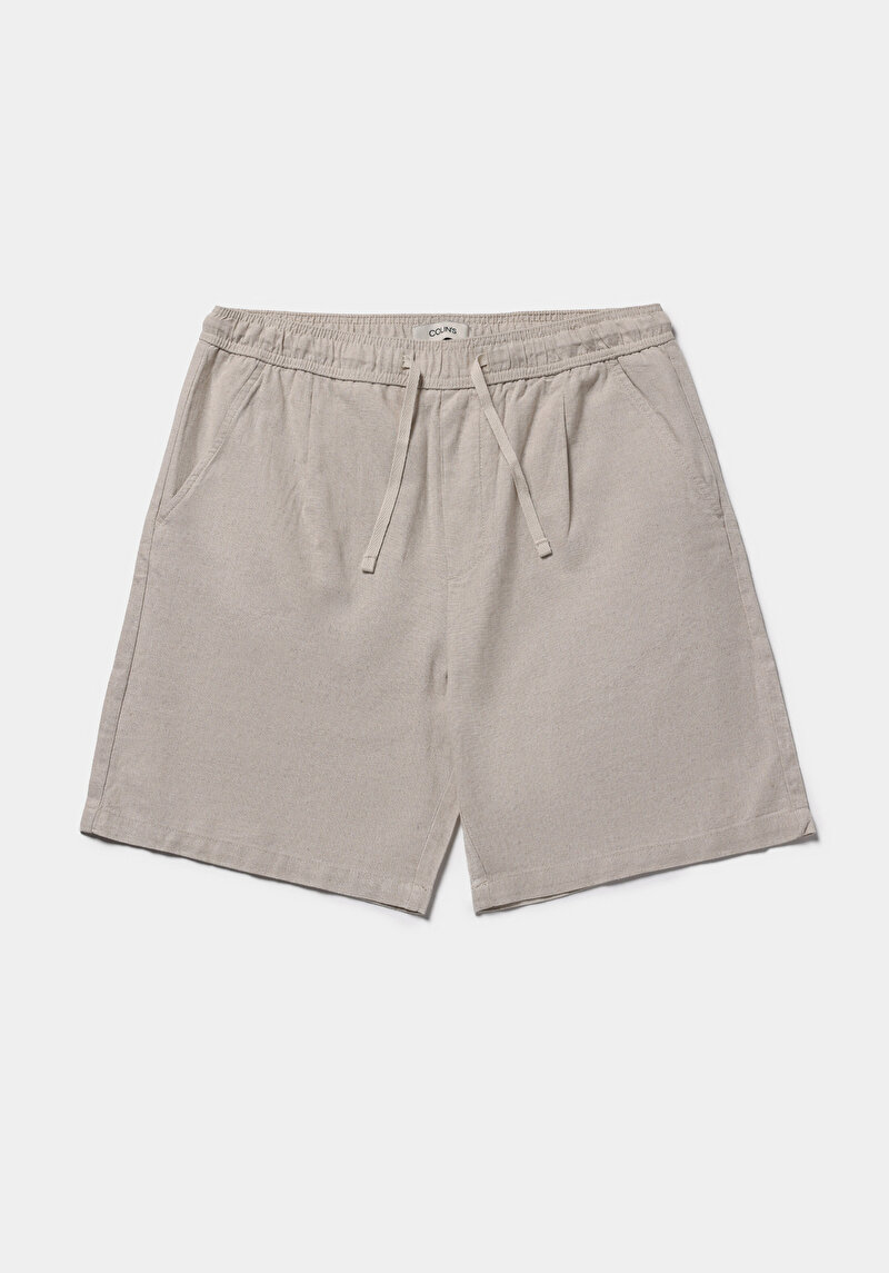 Imagine a Short / Pantaloni Scurti De Barbati Ecru Regular Fit  Cl1080004