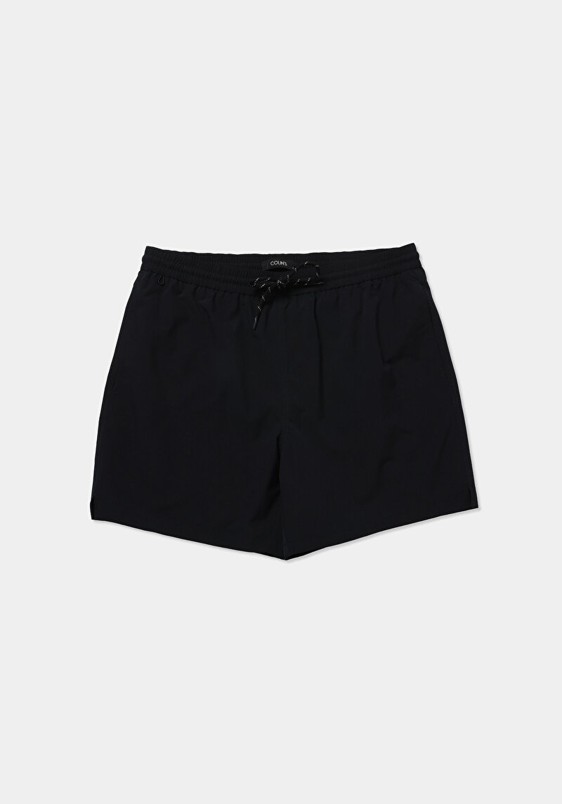 Imagine a Short De Plaja De Barbati Negru Slim Fit  Cl1072836