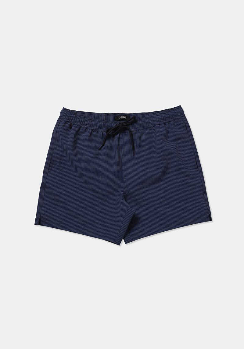 Imagine a Short De Plaja De Barbati Albastru Slim Fit  Cl1079394