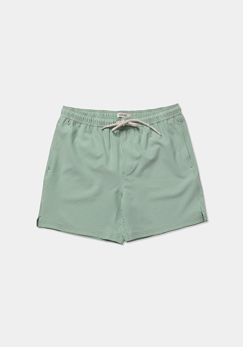 Imagine a Short De Plaja De Barbati Verde Slim Fit  Cl1079394