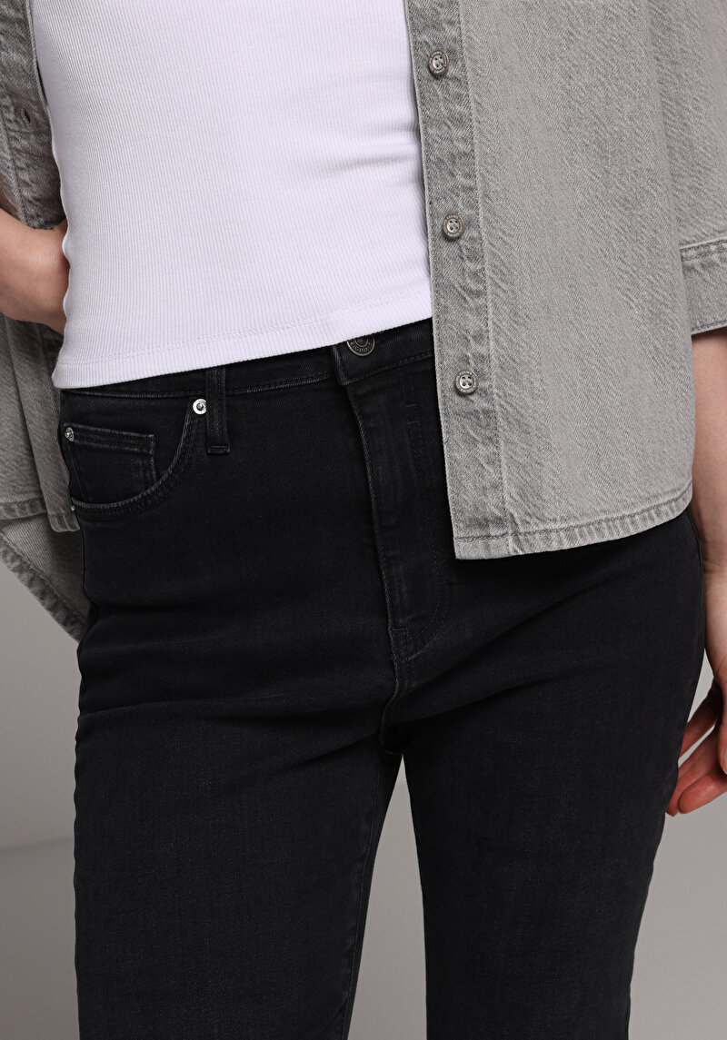 Imagine a Pantaloni De Dama Negru Slim Fit 797 Adel Cl1078201