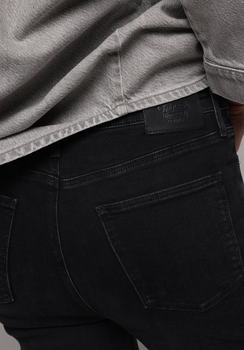 Afișați detalii pentru Pantaloni De Dama Negru Slim Fit 797 Adel Cl1078201