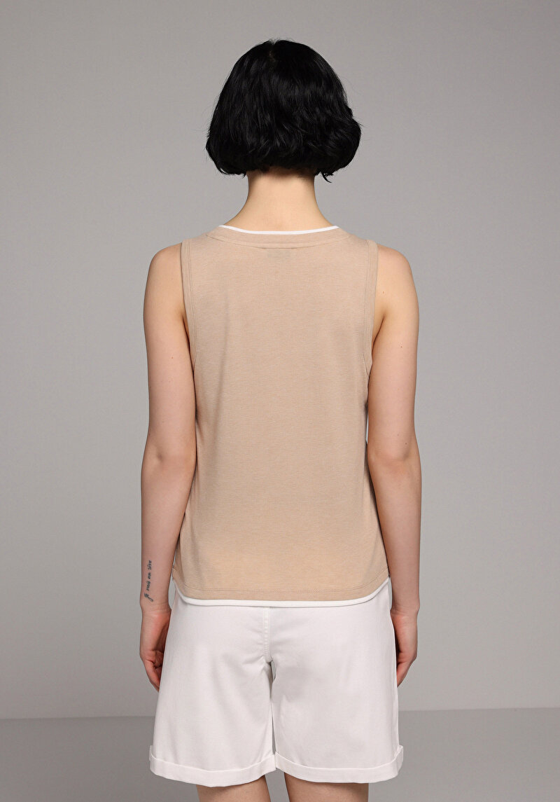 Imagine a Maiou De Dama Bej Slim Fit  Cl1078671