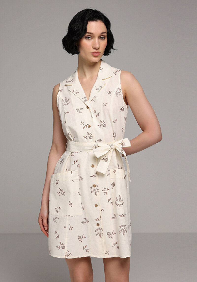 Imagine a Rochie De Dama Ecru Regular Fit Cl1081252