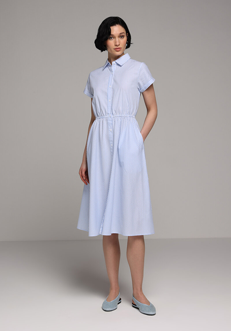 Imagine a Rochie De Dama Albastru Regular Fit Cl1081471