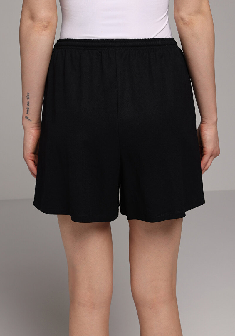 Imagine a Short / Pantaloni Scurti De Dama Negru Regular Fit Cl1078851