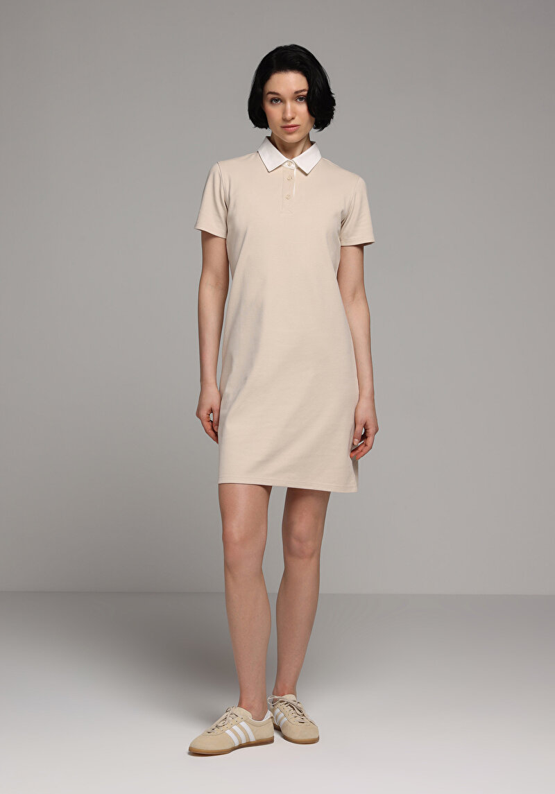 Imagine a Rochie De Dama Bej Slim Fit Cl1079912