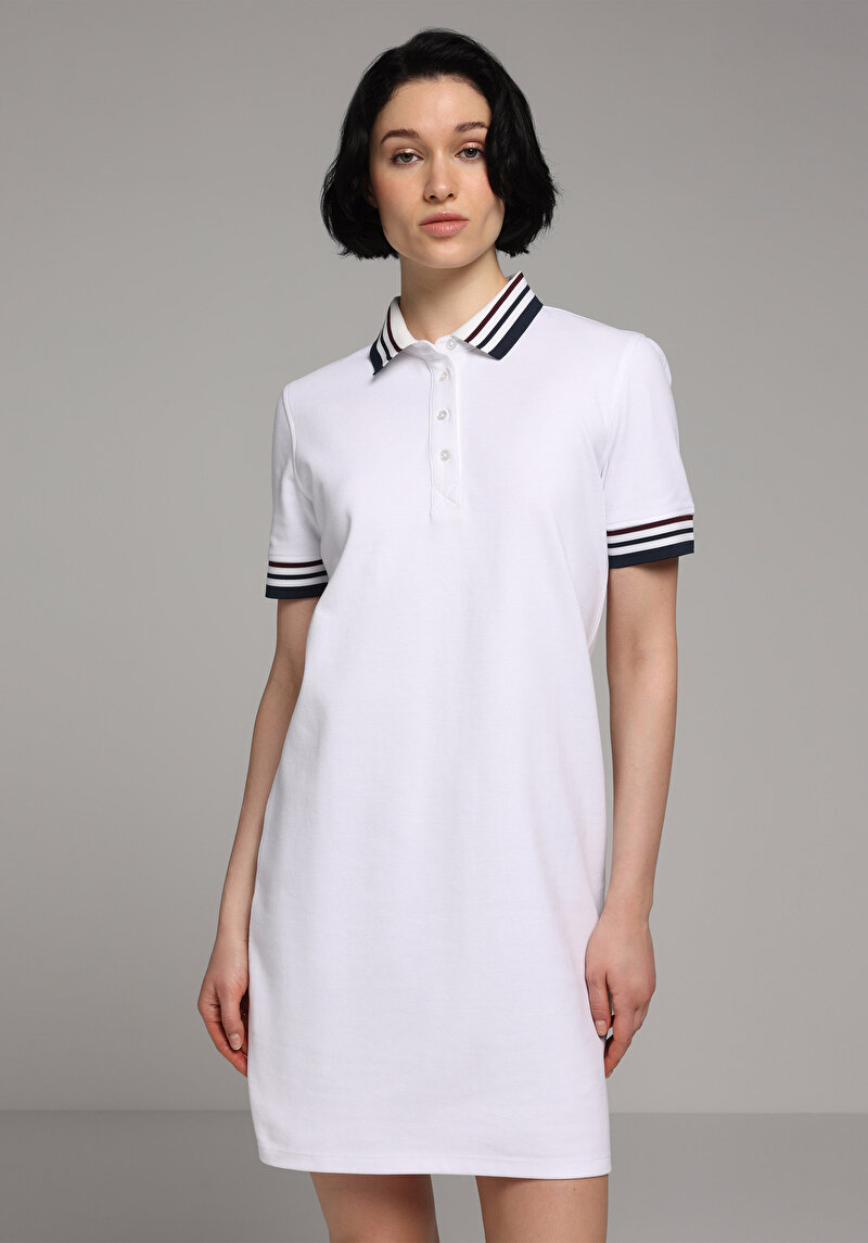 Imagine a Rochie De Dama Alb Slim Fit  Cl1080076