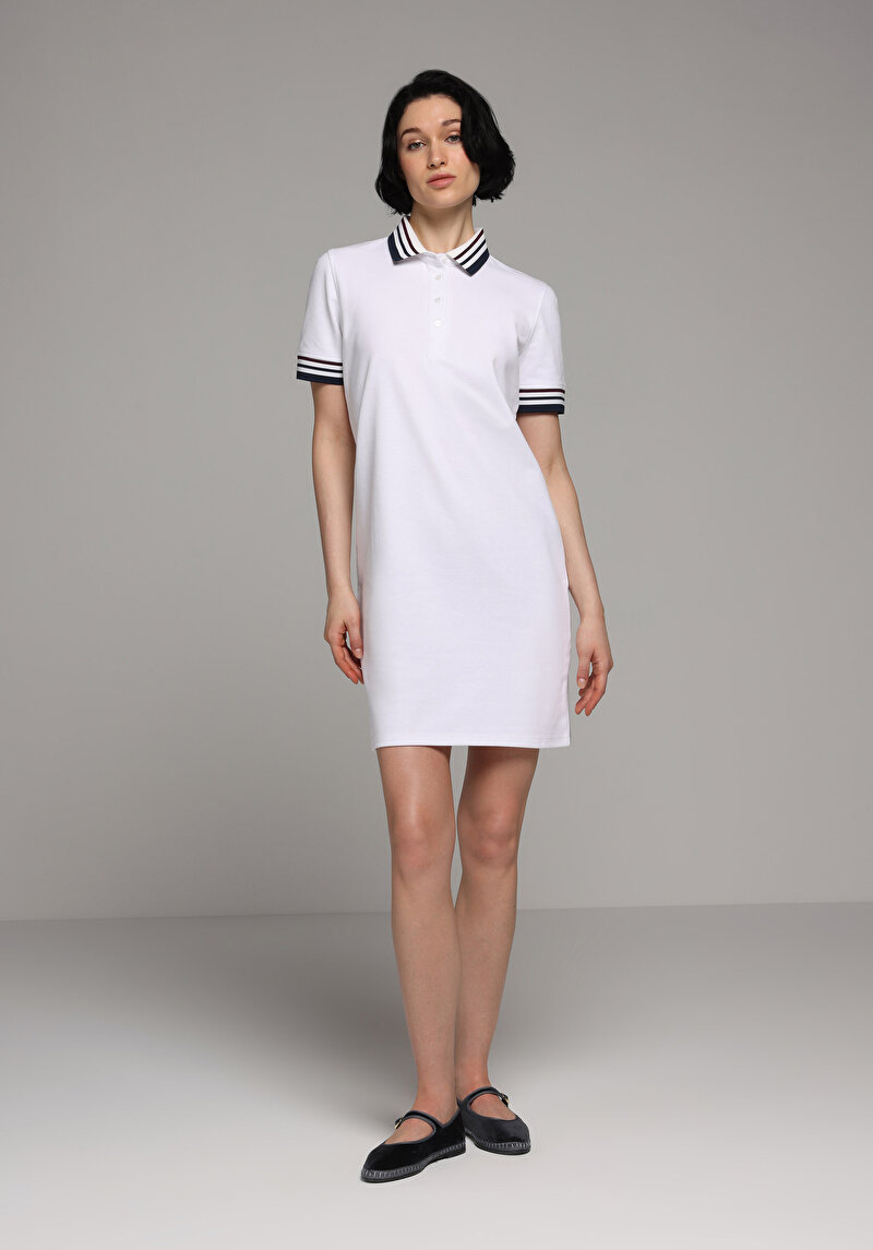 Imagine a Rochie De Dama Alb Slim Fit Cl1080076