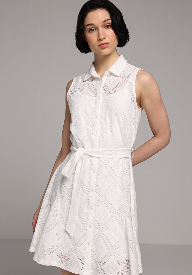 Imagine a Rochie De Dama Alb Regular Fit  Cl1080376