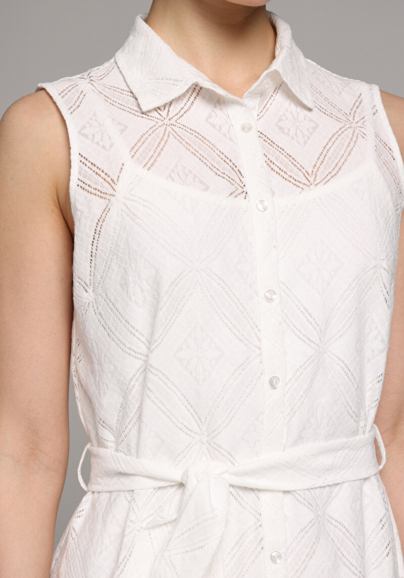 Imagine a Rochie De Dama Alb Regular Fit  Cl1080376