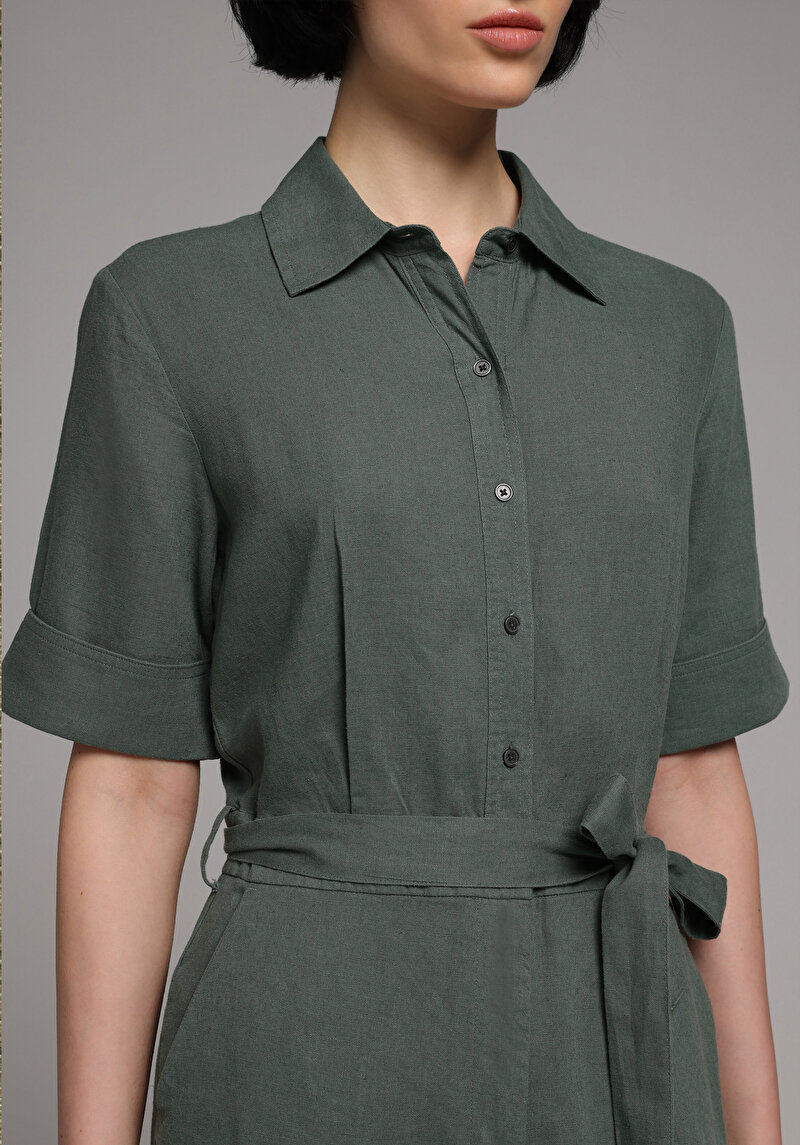 Imagine a Global / Total De Dama Verde Regular Fit  Cl1078728