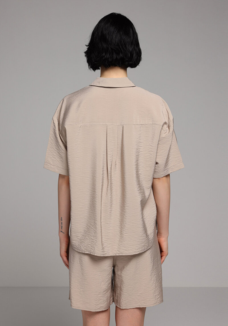 Afișați detalii pentru Camasa Cu Maneca Scurta De Dama  Fashion Fit  Cl1078919