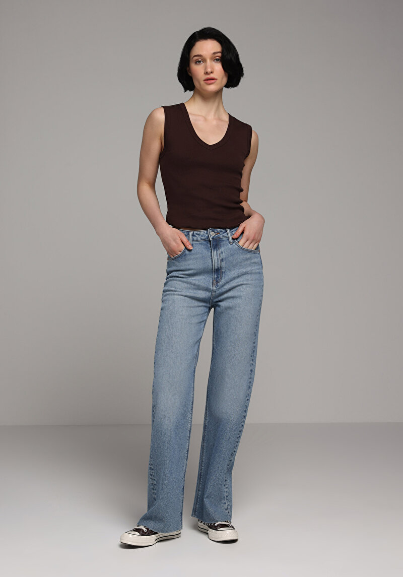 Imagine a Pantaloni De Dama Straight Fit 900 Laris Cl1081258