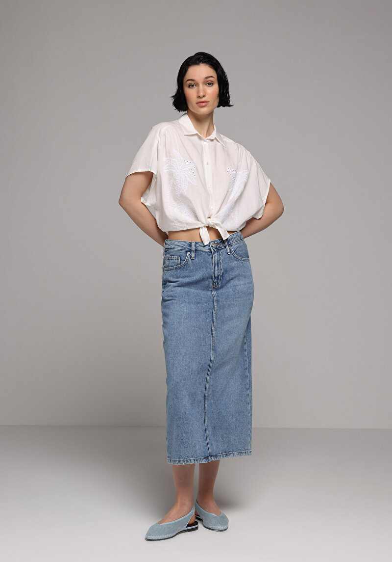 Imagine a Fusta De Dama Denim Slim Fit  Cl1081418