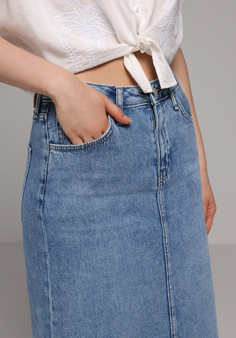 Imagine a Fusta De Dama Denim Slim Fit  Cl1081418