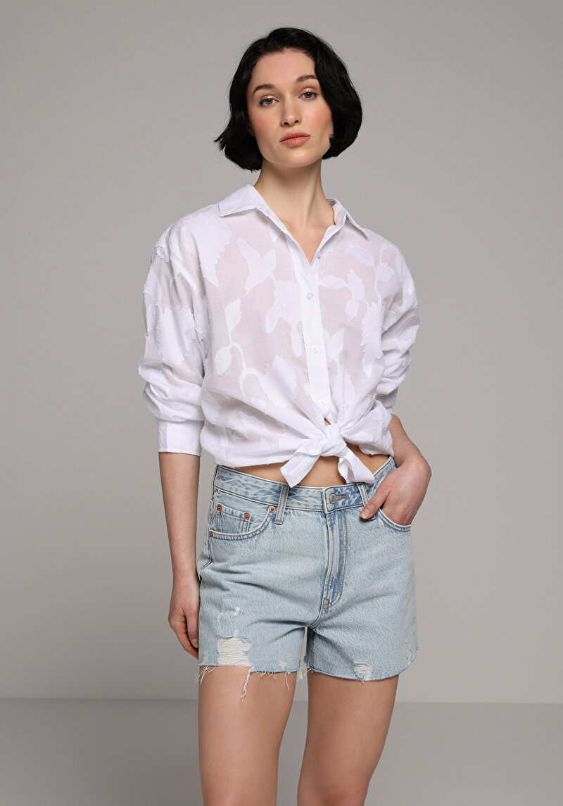 Imagine a Short / Pantaloni Scurti De Dama Mom Fit Cl1081479