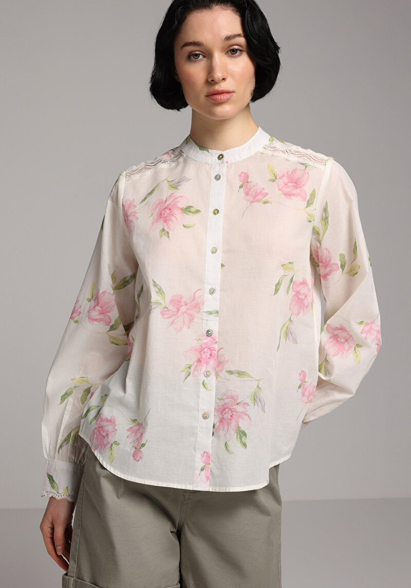 Imagine a Camasa Cu Maneca Lunga De Dama Roz Fashion Fit Cl1078692