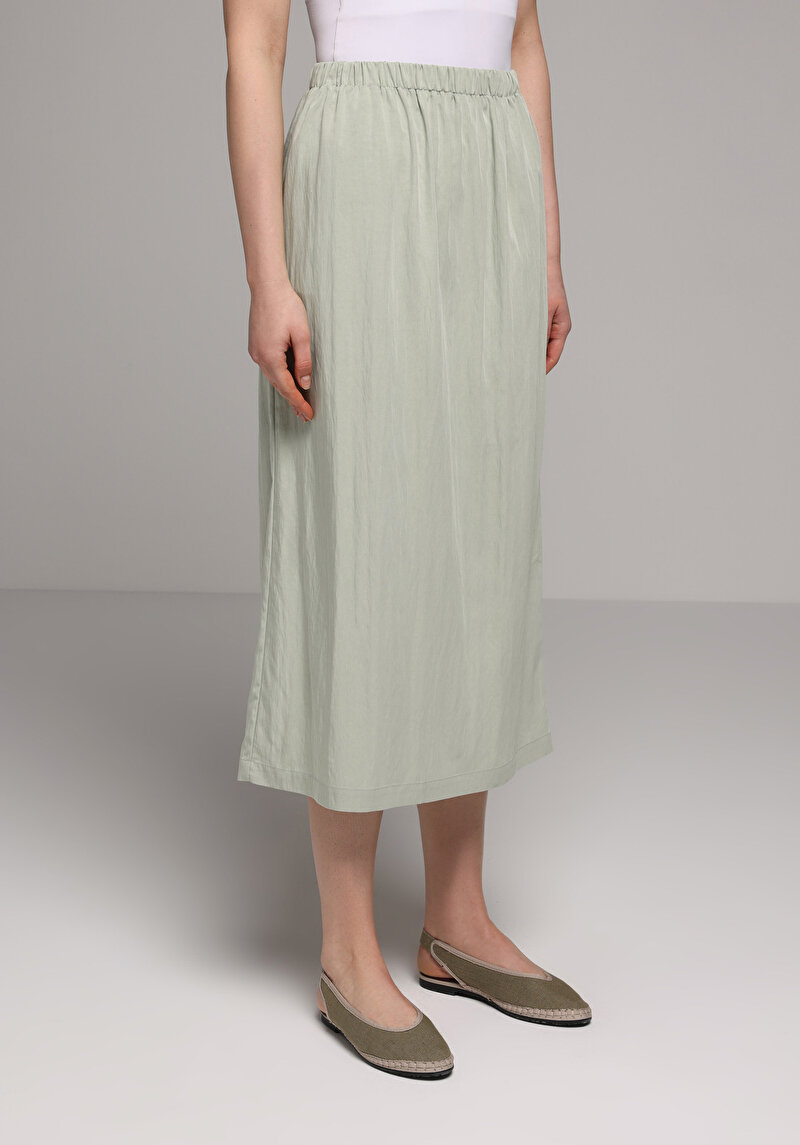 Imagine a Fusta De Dama Verde Midi Cl1080028