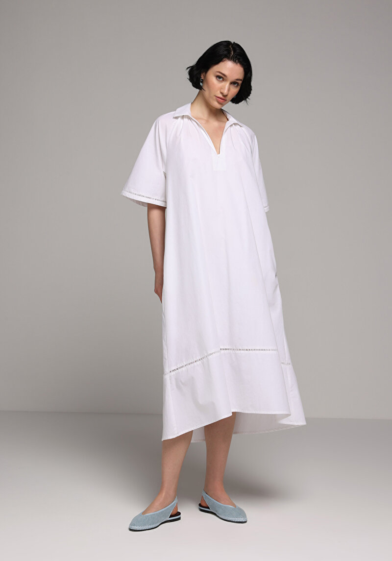 Imagine a Rochie De Dama Alb Regular Fit Cl1080928