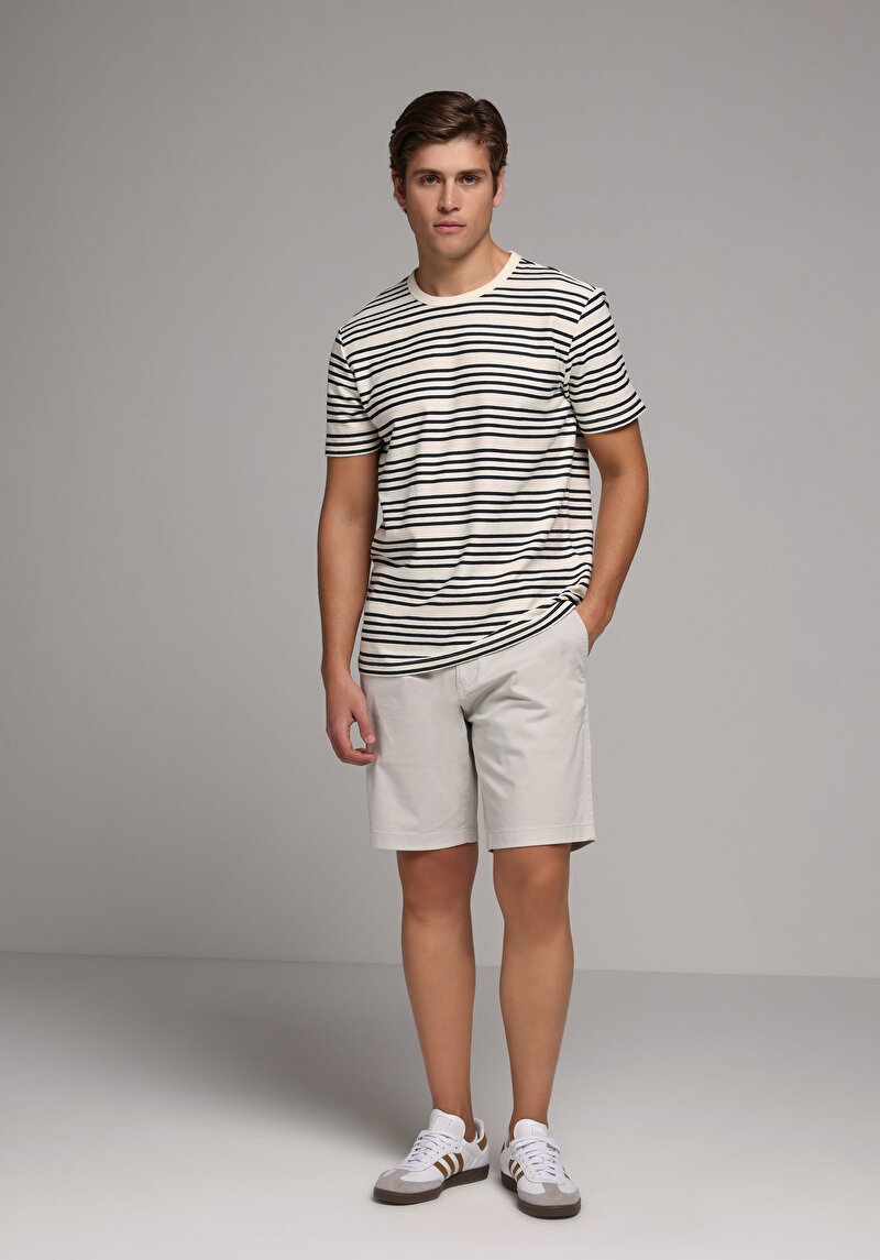 Imagine a Tricou Cu Maneca Scurta De Barbati Albastru Marin Regular Fit  Cl1078512