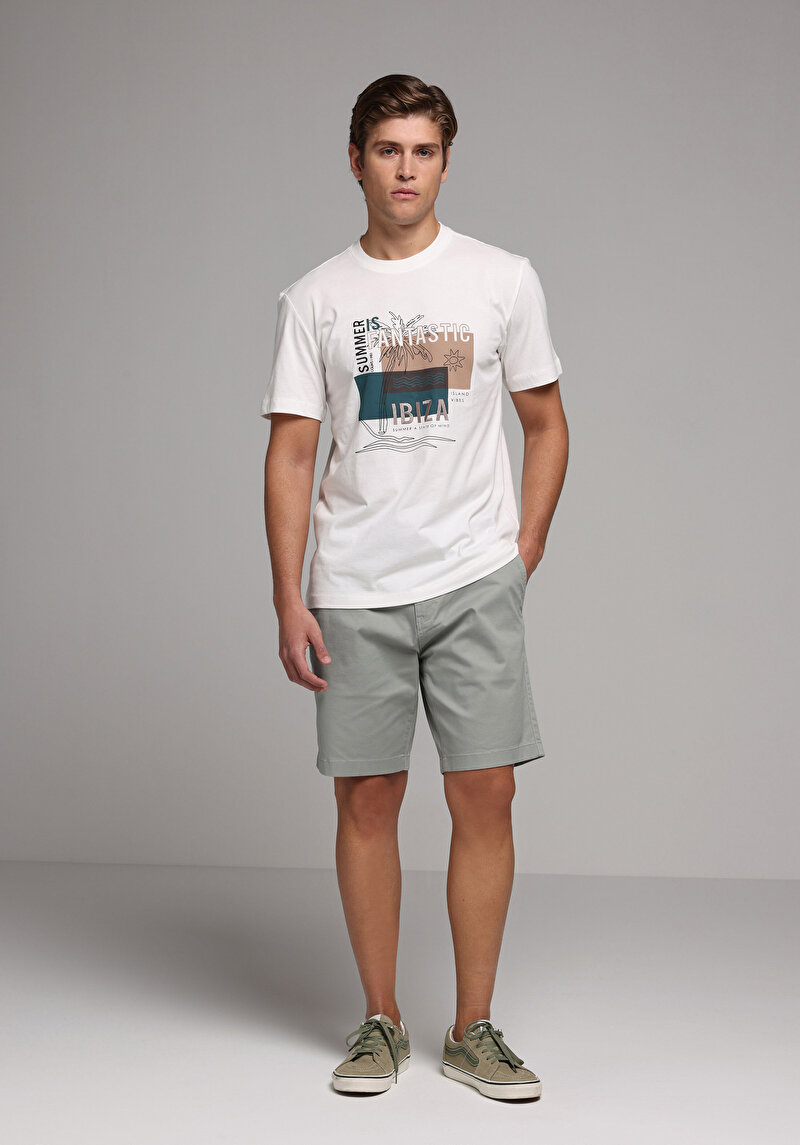 Imagine a Short / Pantaloni Scurti De Barbati Verde Regular Fit Cl1080007