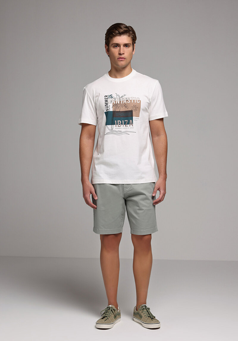 Imagine a Short / Pantaloni Scurti De Barbati Verde Regular Fit Cl1080007