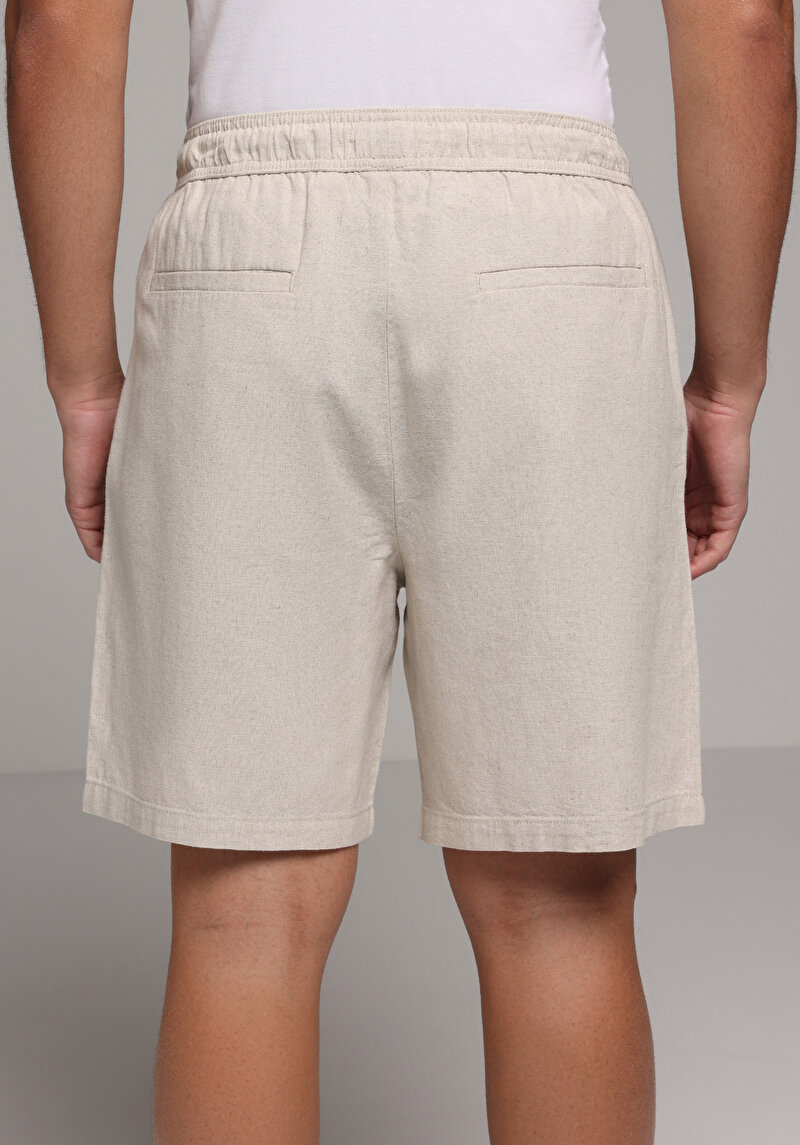 Imagine a Short / Pantaloni Scurti De Barbati Ecru Regular Fit Cl1080004