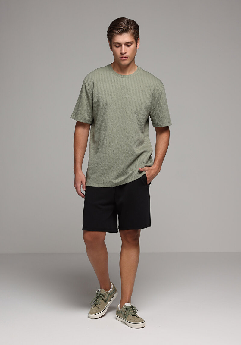 Imagine a Tricou Cu Maneca Scurta De Barbati Verde Comfort Fit Cl1080261