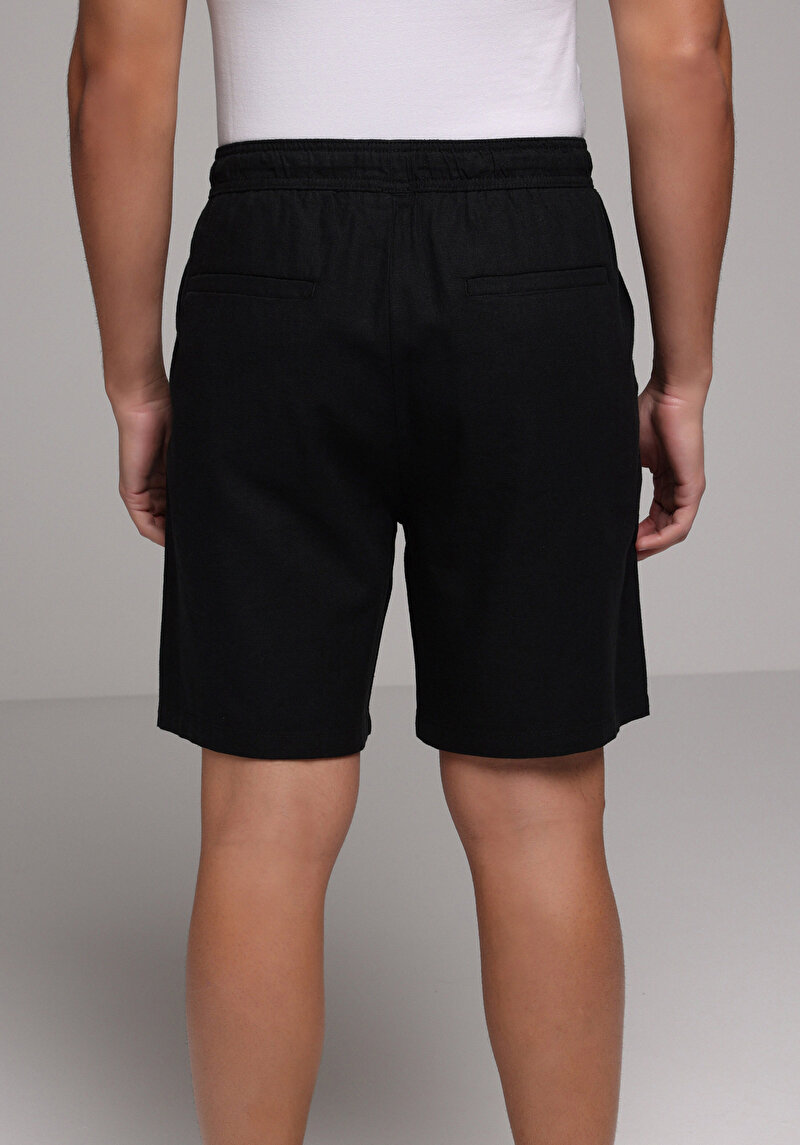 Imagine a Short / Pantaloni Scurti De Barbati Negru Regular Fit Cl1080004