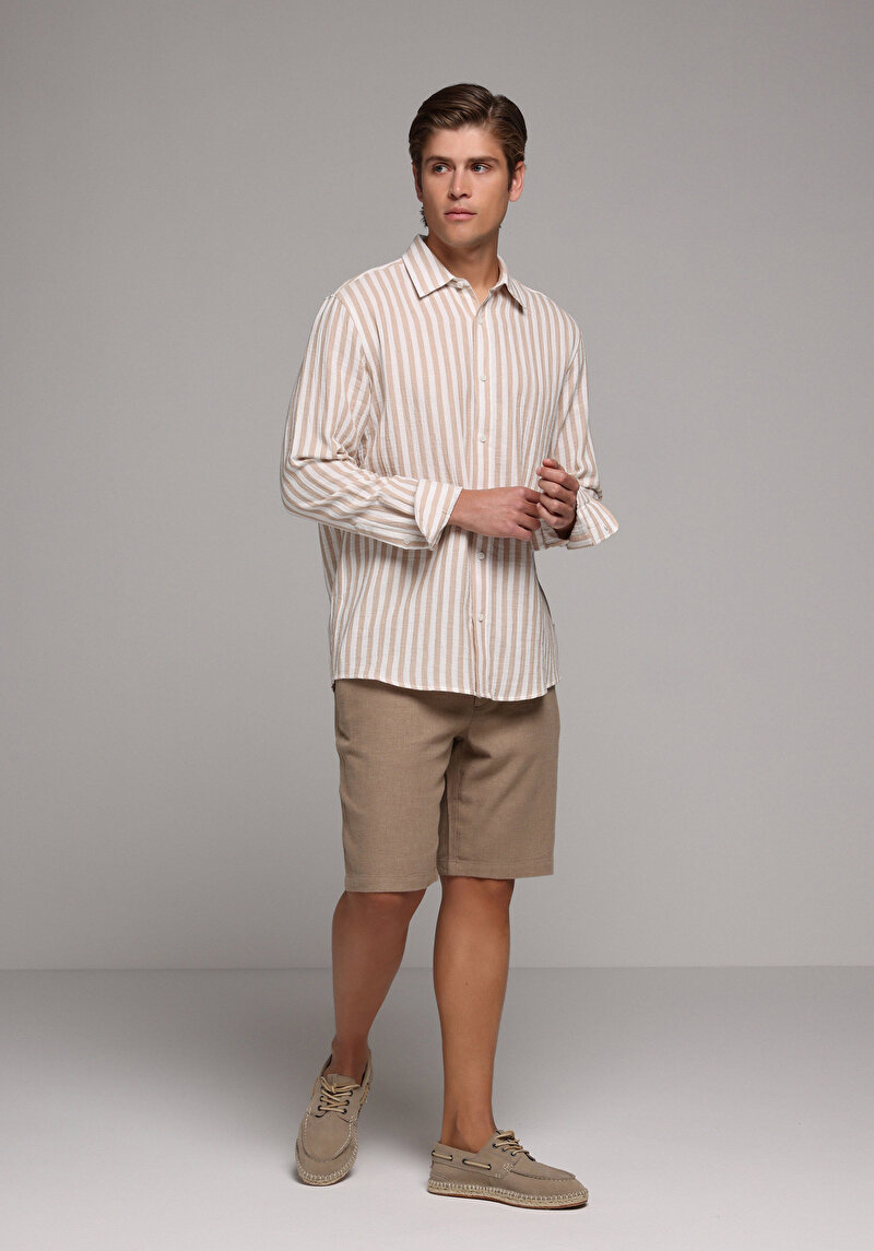 Imagine a Short / Pantaloni Scurti De Barbati Maro Regular Fit Cl1080006