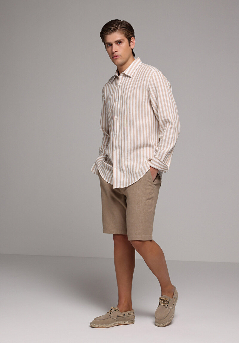 Imagine a Short / Pantaloni Scurti De Barbati Maro Regular Fit Cl1080006