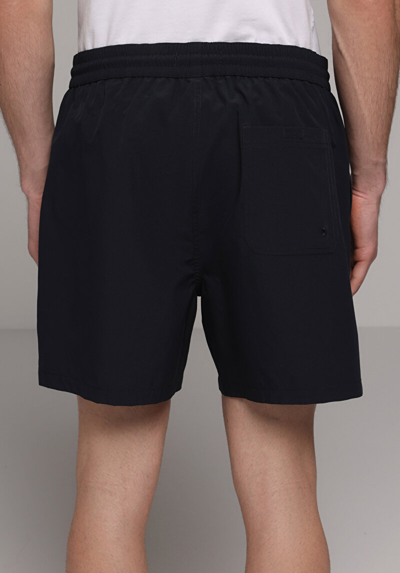 Imagine a Short De Plaja De Barbati Negru Slim Fit Cl1072836