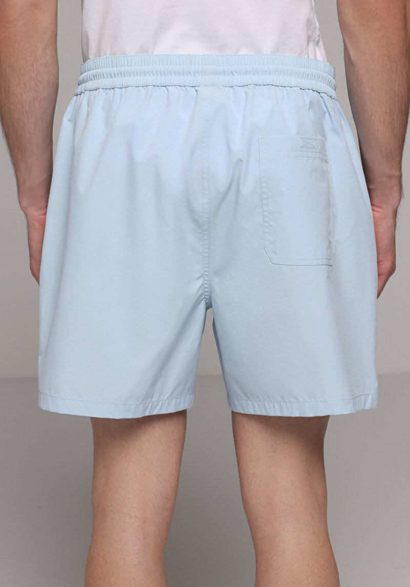 Imagine a Short De Plaja De Barbati Albastru Slim Fit Cl1072836