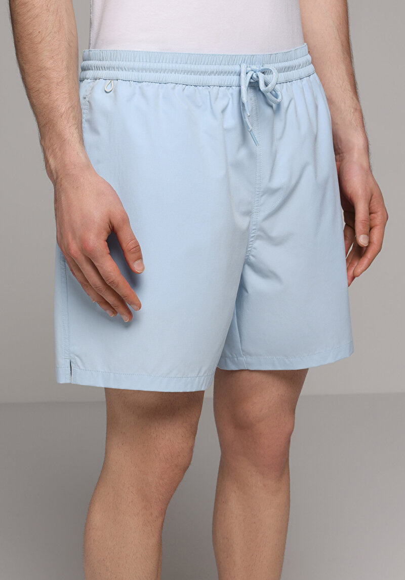 Imagine a Short De Plaja De Barbati Albastru Slim Fit Cl1072836