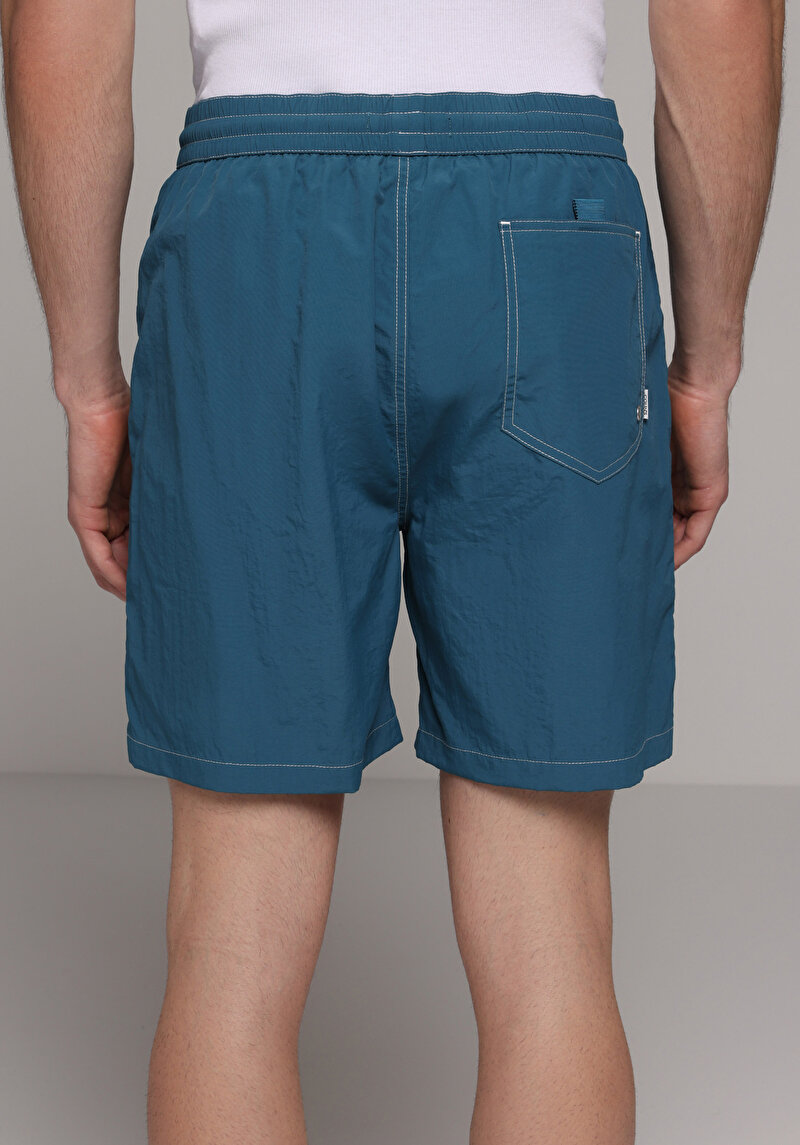 Imagine a Short De Plaja De Barbati Verde Slim Fit Cl1078555
