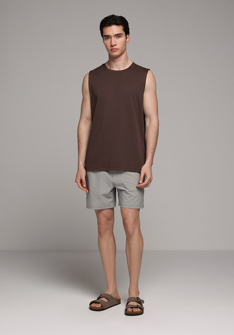 Imagine a Short De Plaja De Barbati Antracit Slim Fit Cl1079394