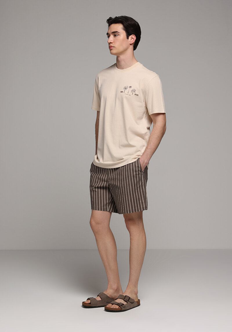 Imagine a Short De Plaja De Barbati Maro Regular Fit Cl1081039