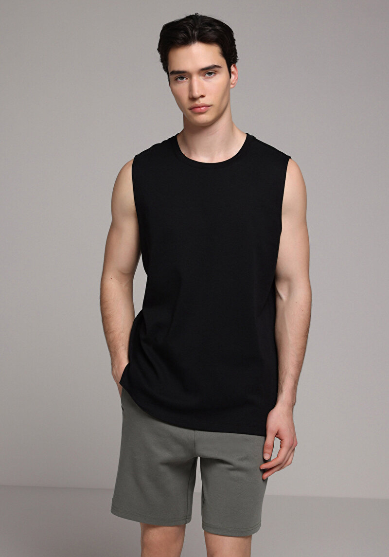 Imagine a Maiou De Barbati Negru Regular Fit  Cl1081311