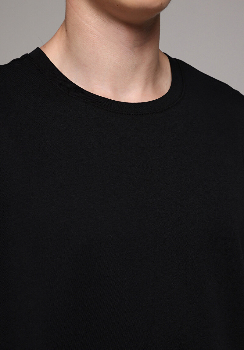 Imagine a Maiou De Barbati Negru Regular Fit  Cl1081311