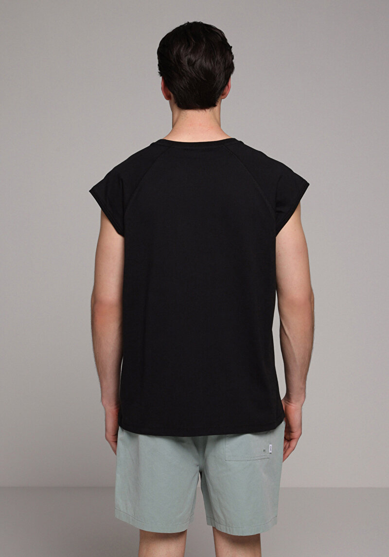 Imagine a Maiou De Barbati Negru Boxy Fit  Cl1081312