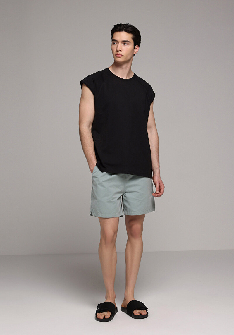 Imagine a Maiou De Barbati Negru Boxy Fit  Cl1081312