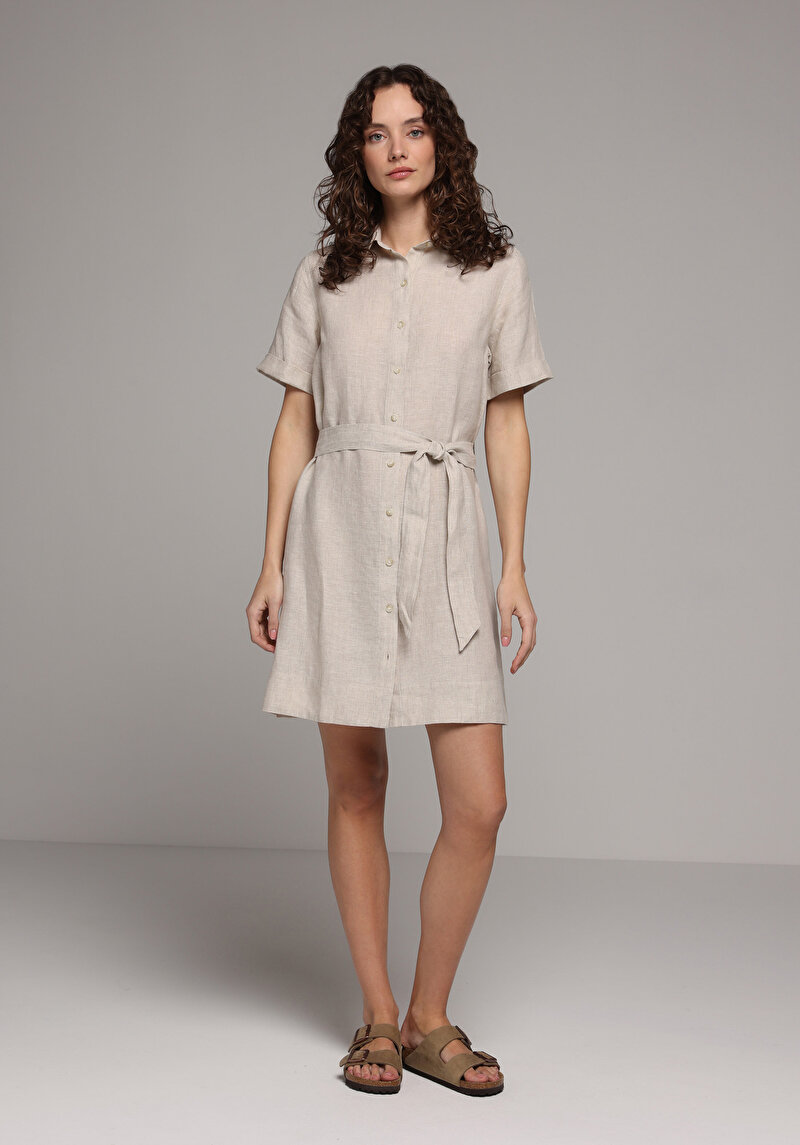 Imagine a Rochie De Dama Bej Regular Fit  Cl1079117