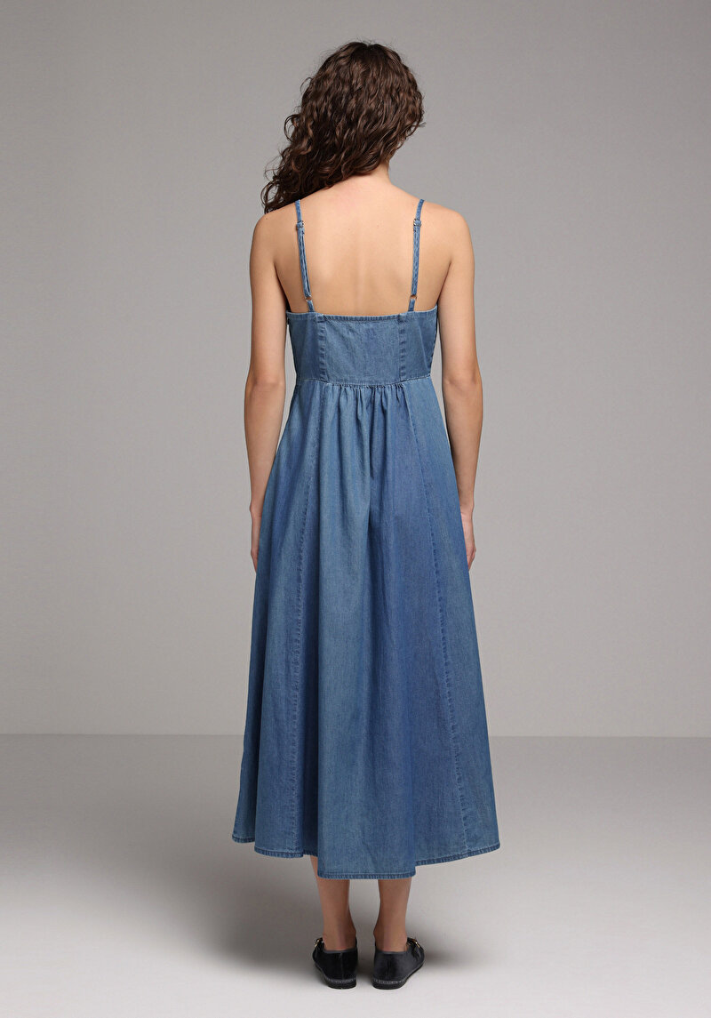Imagine a Rochie De Dama Albastru Regular Fit Cl1081407