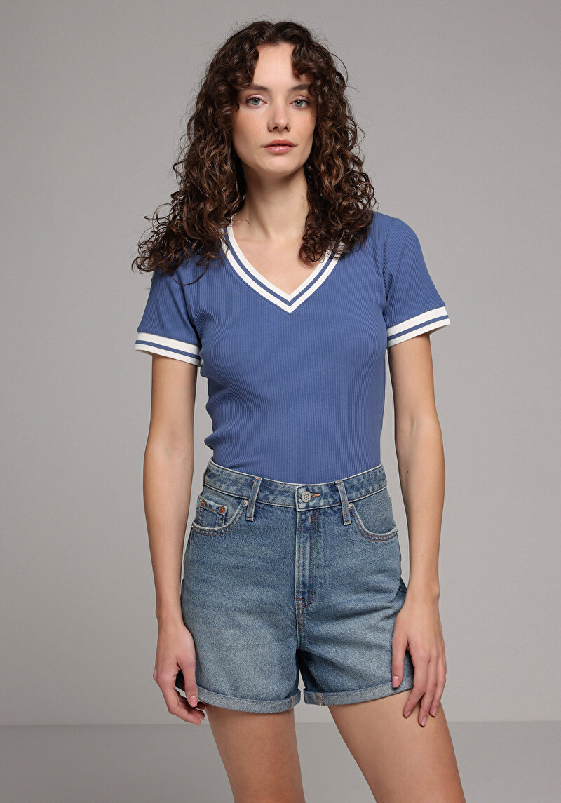 Imagine a Short / Pantaloni Scurti De Dama Mom Fit Cl1081437